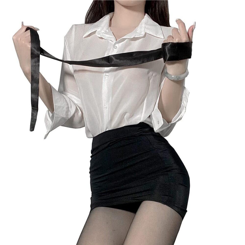 7610 Sexy Secretary Cosplay Lingerie Office Nurse Uniform Bunny Maid Kawaii